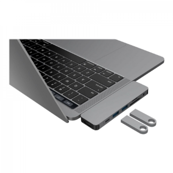 Hyper | HyperDrive USB-C 7-in-1 Laptop Form-Fit Hub