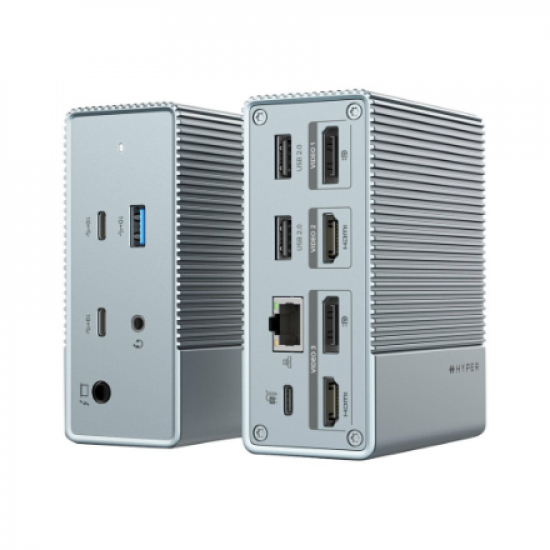 Hyper | HyperDrive GEN2 12-in-1 USB-C Docking Station | Ethernet LAN (RJ-45) ports 1 | HDMI ports quantity 2