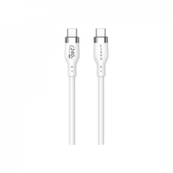 Hyper | 2M Silicone 240W USB-C Charging Cable | USB-C to USB-C