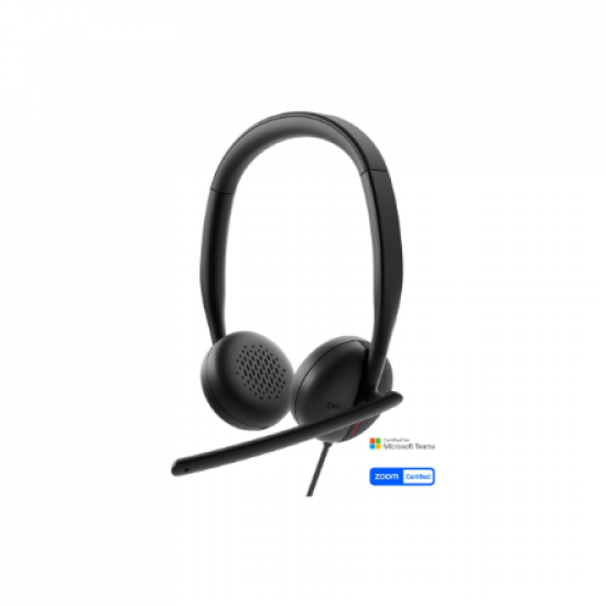 Dell | Headset | WH3024 | Built-in microphone | USB-C, USB-A | Black