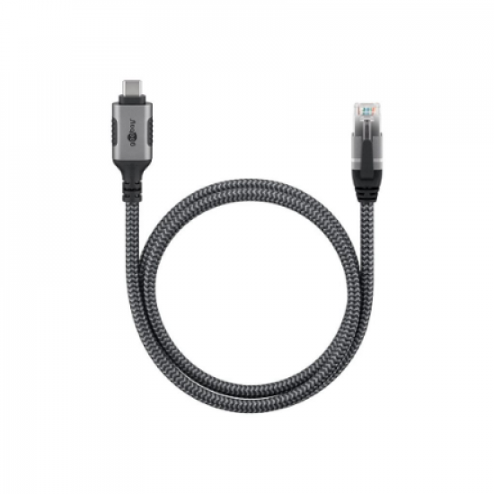Goobay | USB-A 3.1 to RJ45 Ethernet Cable, 1 m | 70696 | Black