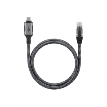 Goobay | USB-A 3.1 to RJ45 Ethernet Cable, 1 m | 70696 | Black