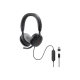 Dell | Pro Wired On-Ear Headset | WH5024 | Built-in microphone | USB Type-A | ANC | Black