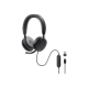 Dell | Pro Wired On-Ear Headset | WH5024 | Built-in microphone | USB Type-A | ANC | Black