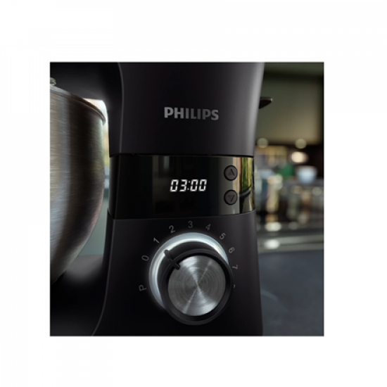 Philips Kitchen Machine with Mix | HR7962/21 7000 Series | 1000 W | Number of speeds 8 | Bowl capacity 5.5 L | Black