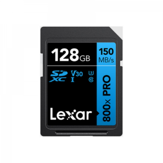 Lexar | Memory Card | Professional 800x PRO | 128 GB | SDXC | Flash memory class UHS-I