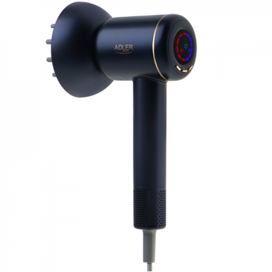 Adler Hair Dryer | AD 2270 SUPERSPEED | 1600 W | Number of temperature settings 3 | Ionic function | Diffuser nozzle | Blue
