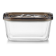 Caso Glass Vacuum Container with Plastic Lid | VacuBoxx Eco M | Transparent