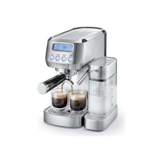 Caso | Espresso machine | Espresso Gourmet Latte | Pump pressure 20 bar | Built-in milk frother | Automatic | 1350 W | Silver