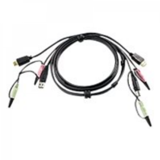 Aten USB HDMI KVM Cable with Audio | 2L-7D02UH