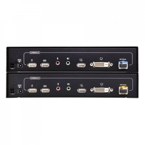 Aten USB DVI Optical KVM Extender | CE680 | 1920 x 1200 at 600m