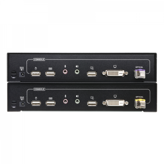 Aten USB DVI Optical KVM Extender | CE690 | 1920 x 1200 at 20km