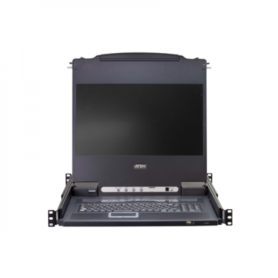 Aten 16P PS/2-USB VGA LCD KVM SW. W/US KB | CL5716FM | 17