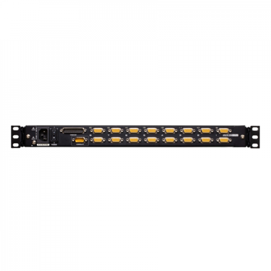 Aten 16P PS/2-USB VGA LCD KVM SW. W/US KB | CL5716FM | 17