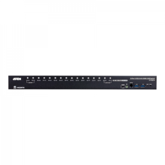 Aten 16-Port USB 3.0 4K HDMI KVM Switch | CS18216