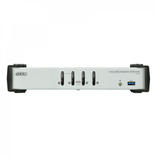 Aten 4-Port USB 3.0 DisplayPort KVMP Switch (Cables included) | CS1914