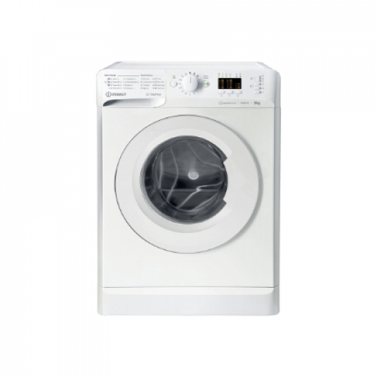 INDESIT | Washing Machine | MTWSA 61294 W EE | Energy efficiency class C | Front loading | Washing capacity 6 kg | 1200 RPM | Depth 42.5 cm | Width 59.5 cm | Display | LED | White