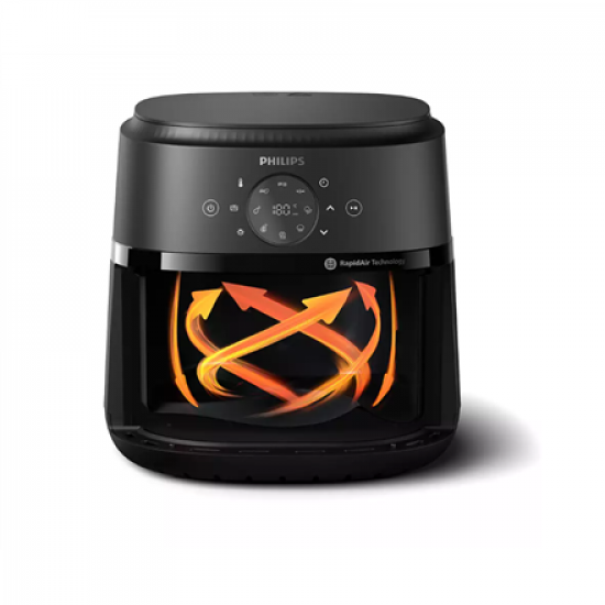 Philips Airfryer | NA231/00 | Power 1700 W | Capacity 6.2 L | Black/Silver