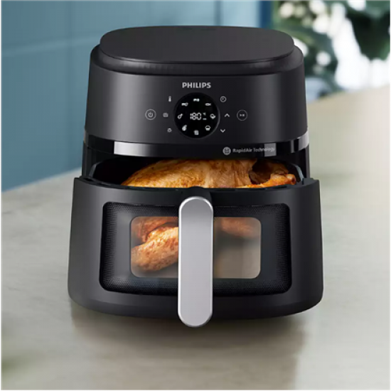 Philips Airfryer | NA231/00 | Power 1700 W | Capacity 6.2 L | Black/Silver