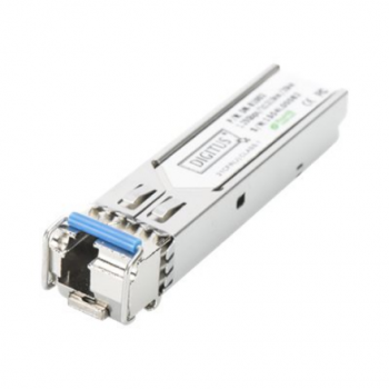 Digitus HP-compatible mini GBIC (SFP) Module, 1.25 Gbps, 20km, with DDM Feature | DN-81003-01 | SFP | Single-mode | LC | 1250 Mbit/s | Maximum transfer distance 20000 m