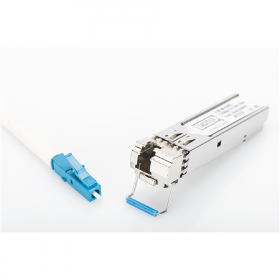 Digitus HP-compatible mini GBIC (SFP) Module, 1.25 Gbps, 20km, with DDM Feature | DN-81003-01 | SFP | Single-mode | LC | 1250 Mbit/s | Maximum transfer distance 20000 m