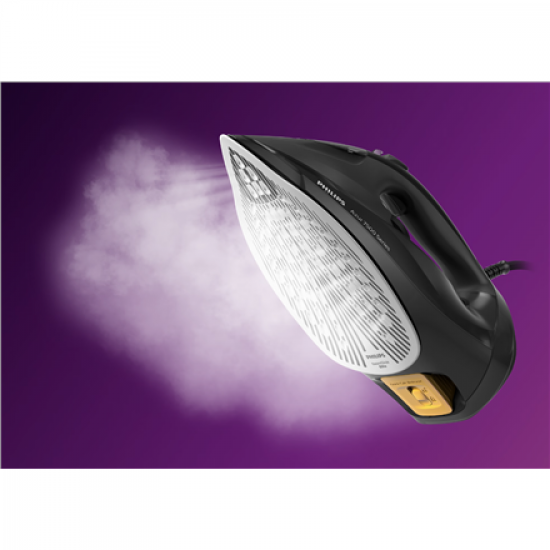 Philips | DST7511/80 | Steam Iron | 3200 W | Water tank capacity 300 ml | Continuous steam 55 g/min | Steam boost performance 260 g/min | Black