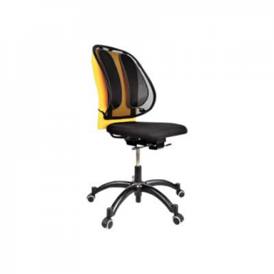 Fellowes | Office Suites mesh back support | Black | Depth 140 mm | Height 512 mm | Mesh textile | Width 439 mm