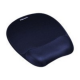 Fellowes | Foam mouse pad with wrist support | Mouse pad with wrist pillow | 202 x 235 x 25 mm | Sapphire