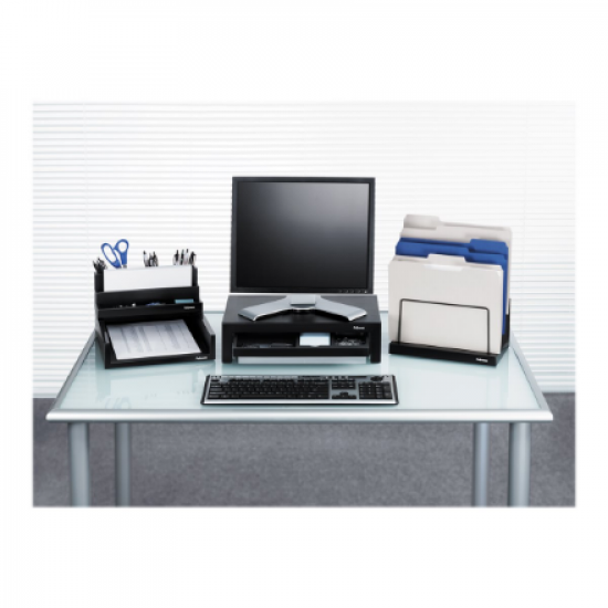 Fellowes | Designer Suites Monitor Riser | Height adjustment | Black