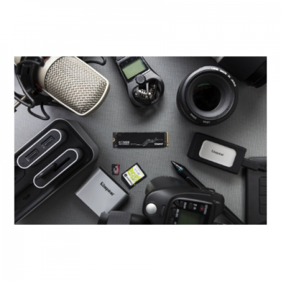 Kingston | SSD | KC3000 | 512 GB | SSD form factor M.2 2280 | Solid-state drive interface PCIe 4.0 NVMe M.2 | Read speed 3900 MB/s | Write speed 7000 MB/s