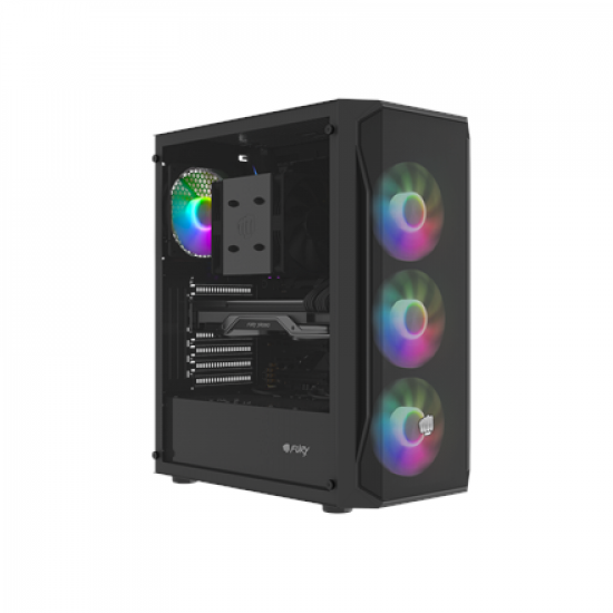 Fury PC Case | SHOBO SH4F | Black | Midi-Tower