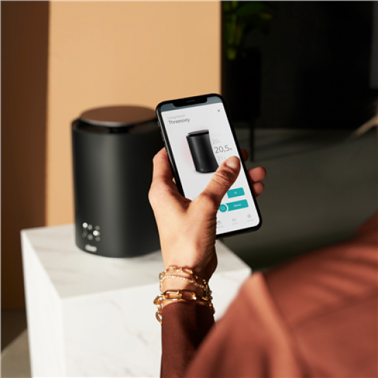 Duux Threesixty 2 Smart Fan + Heater | Fan and heater | 1800 W | Suitable for rooms up to 30 m² | Matt Black