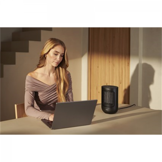 Duux Zone Personal Ceramic Heater | Ceramic Heater | 600/900/1500 W | Black | IP21