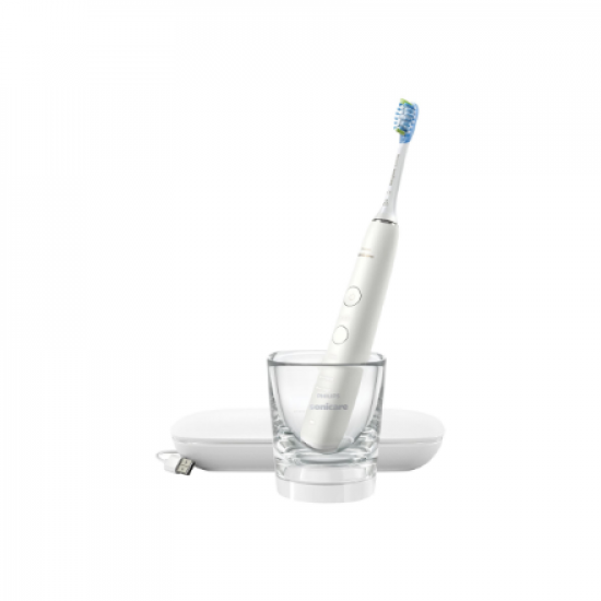 Philips | Sonicare DiamondClean 9000 Electric Toothbrush with app | HX9911/19 | Rechargeable | For adults | Number of brush heads included 1 | Number of teeth brushing modes 4 | White