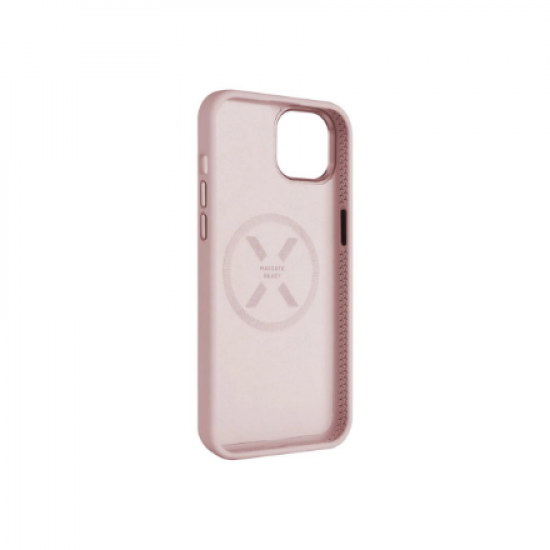 Fixed | MagFlow | Back cover | Apple | iPhone 15 Pro | Liquid silicon | Pink