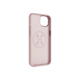 Fixed | MagFlow | Back cover | Apple | iPhone 15 Pro | Liquid silicon | Pink