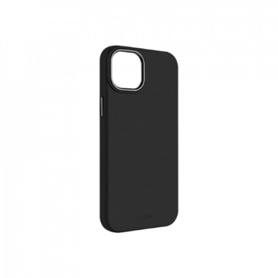 Fixed | MagFlow | Back cover | Apple | iPhone 15 Plus | Liquid silicon | Black