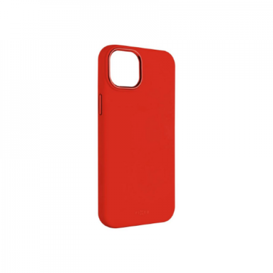 Fixed | MagFlow | Back cover | Apple | iPhone 15 Plus | Liquid silicon | Red