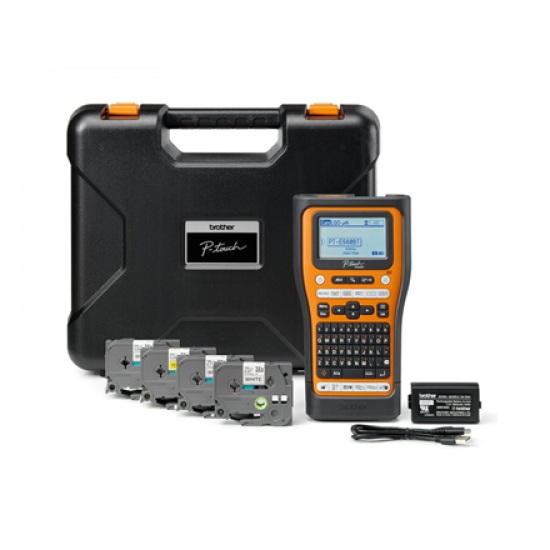 Brother PT-E560BTSP Pro | Thermal | Label Printer | Maximum ISO A-series paper size Other | Orange / Black