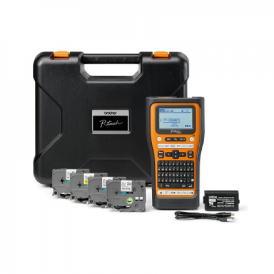 Brother PT-E560BTSP Pro | Thermal | Label Printer | Maximum ISO A-series paper size Other | Orange / Black