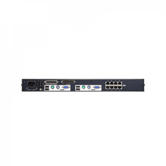 Aten KH2508A 2-Console 8-Port Cat 5 KVM Switch with Daisy-Chain Port