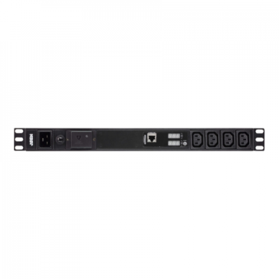 Aten | Basic Metered 1U PDU with Surge Protection (16A, 18 Outlet IEC 320 C13) | PE1218SG