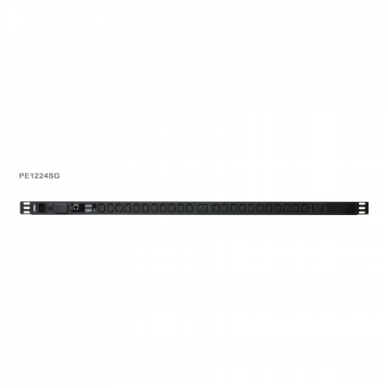 Aten | Basic Metered 0U PDU with Surge Protection (16A, 22 Outlet IEC 320 C13, 2 Outlet IEC 320 C19) | PE1224SG