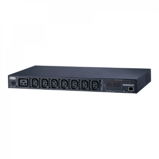 Aten | 16A 8-Outlet 1U Metered & Switched eco PDU | PE6208G