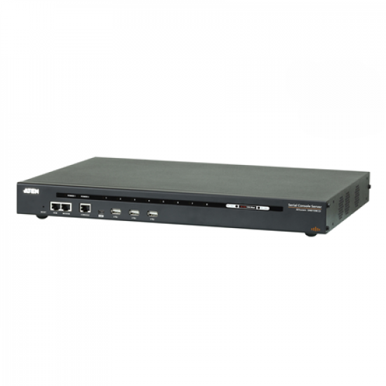 Aten 8-Port Serial Console Server with Dual Power/LAN | SN0108CO