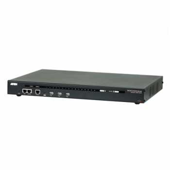 Aten 16-Port Serial Console Server W/Dual POW | SN0116COD