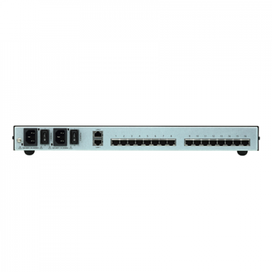 Aten 16-Port Serial Console Server W/Dual POW | SN0116COD