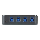 Aten 4x4 USB 3.1 Gen1 Peripheral Sharing Switch | US3344