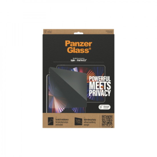 PanzerGlass | Privacy | Screen protector | Apple iPad Pro 12.9“ (2018,2020,2021,2022) | Transparent