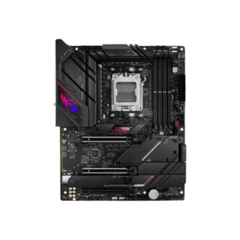 Asus | Processor family Ryzen | Processor socket 1 x Socket AM5 | 4 DIMM slots - DDR5, non-ECC, on-die ECC, unbuffered | Supported hard disk drive interfaces SATA-600 (RAID), 4 x M.2 | Number of SATA connectors 4